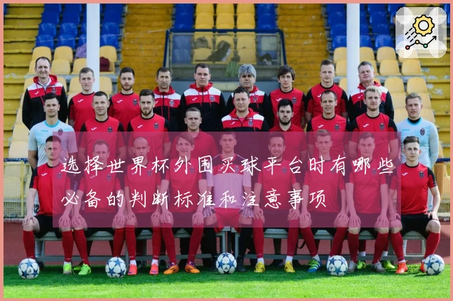 选择世界杯外围买球平台时有哪些必备的判断标准和注意事项