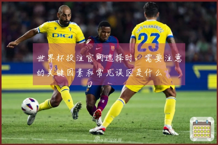 世界杯投注官网选择时，需要注意的关键因素和常见误区是什么