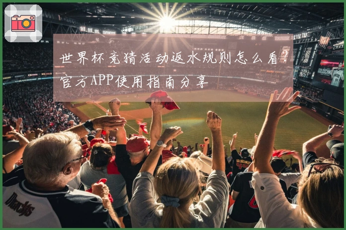 世界杯竞猜活动返水规则怎么看？官方APP使用指南分享